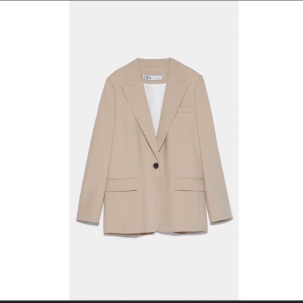 Zara Camel Beige Blazer